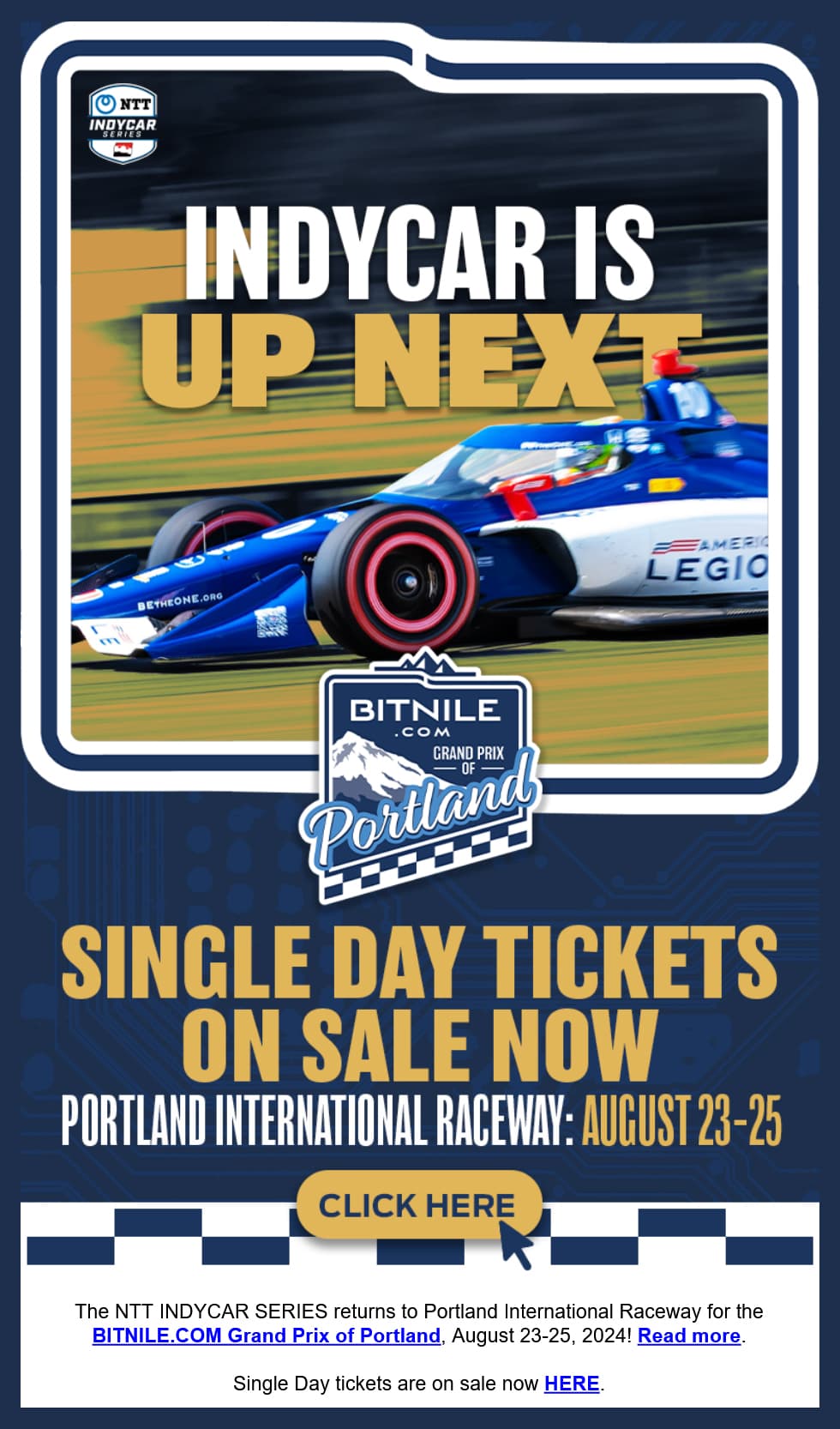 2024 Portland GP marketing for INDYcar