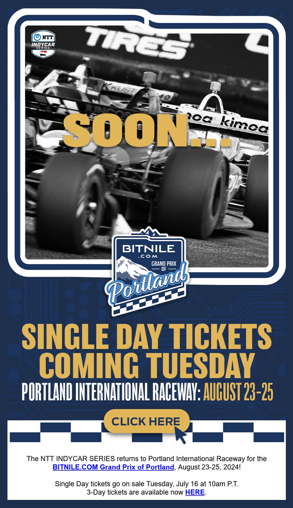 2024 Portland GP marketing for INDYcar